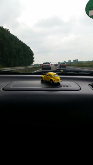 On our way to the YoungTimer Event 2016! TTB looking kinda sad because of the bad, typical Dutch weather.